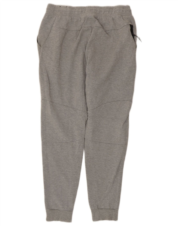 Calça de treino masculina Nike Joggers cinza médio algodão colorblock