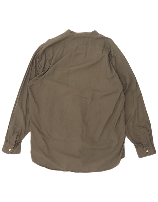 Camisa masculina Rifle XL algodão cáqui