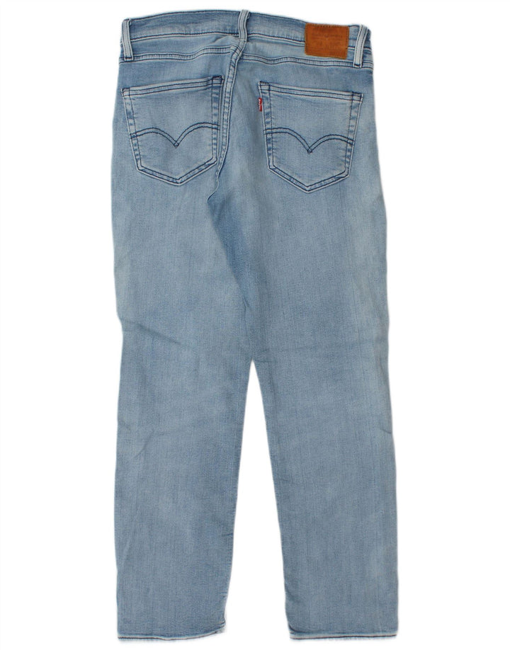 Calça jeans reta masculina Levi's W31 L30 azul algodão