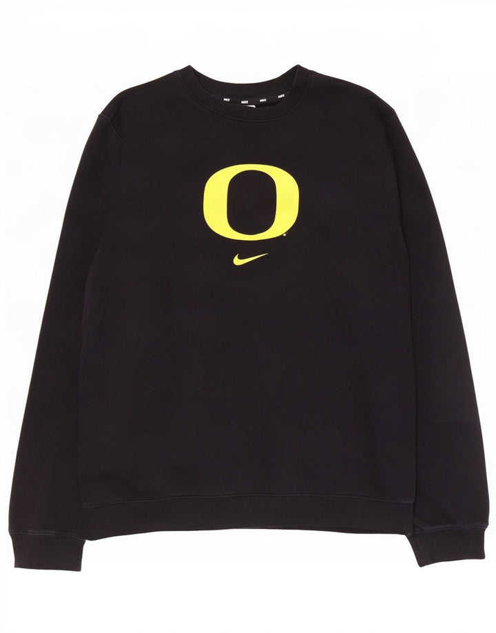 Moletom masculino Nike Oregon Ducks gráfico jumper grande algodão preto