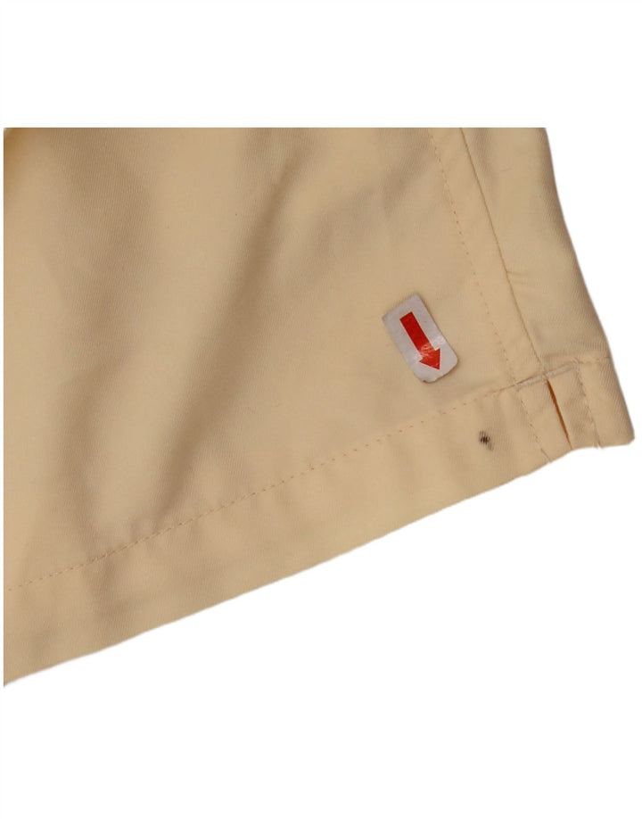 Shorts esportivos femininos NIKE UK 10/12 médio bege poliéster