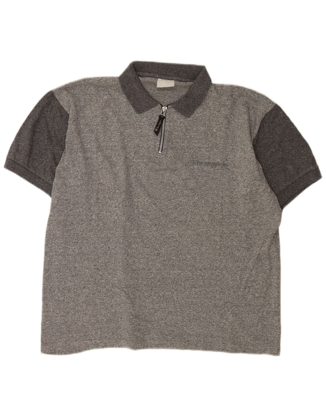Camisa polo masculina Champion XL cinza algodão