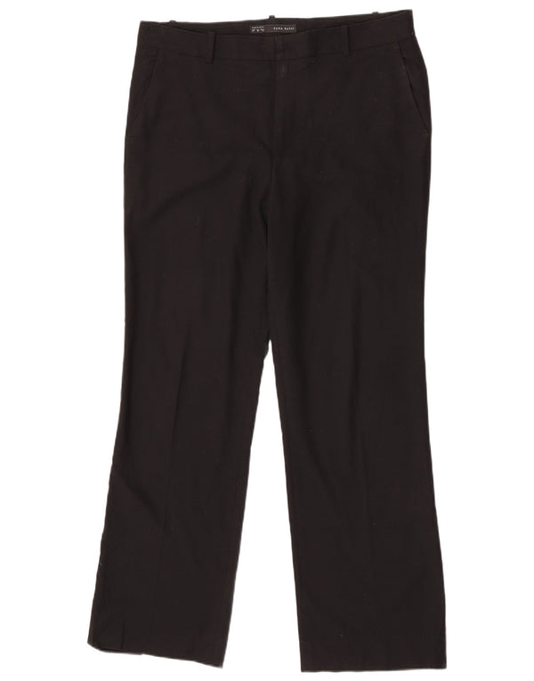 Calça Chino Reta Feminina Zara EU 42 Grande W32 L30 Preta
