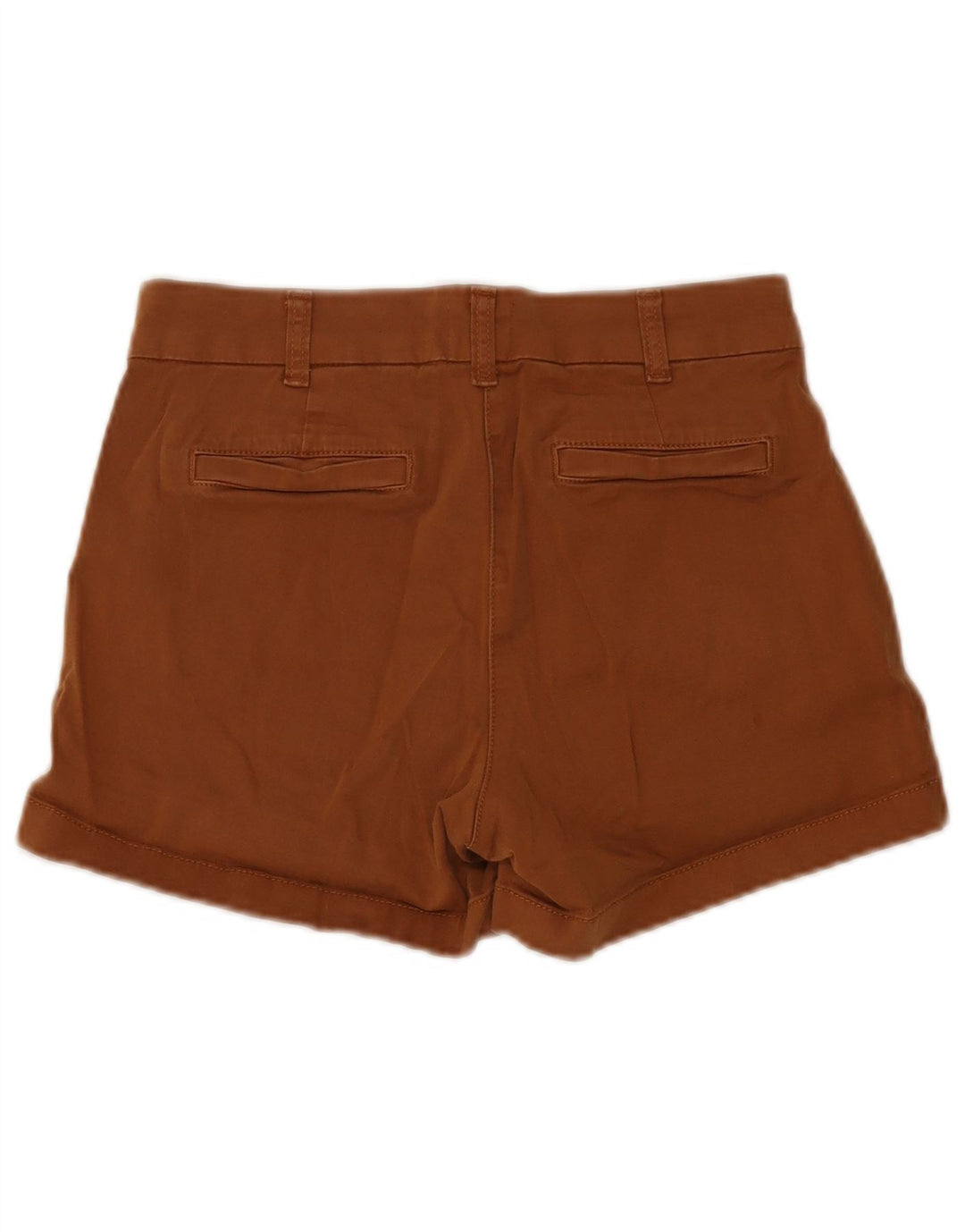 J. CREW Shorts Chino feminino US 2 XS W28 algodão marrom