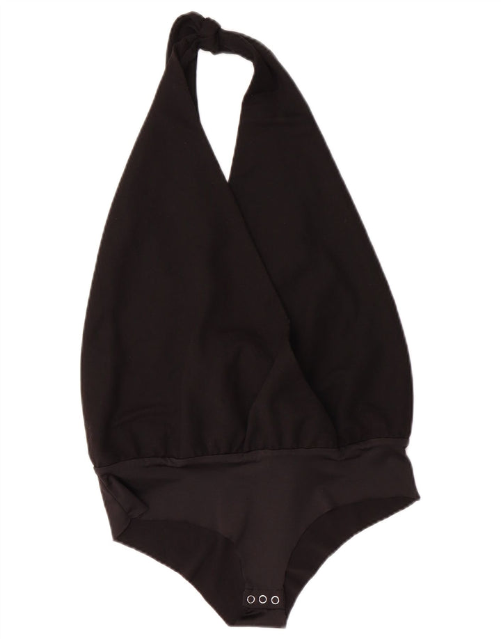 Body feminino sem mangas ZARA UK 10 pequeno preto