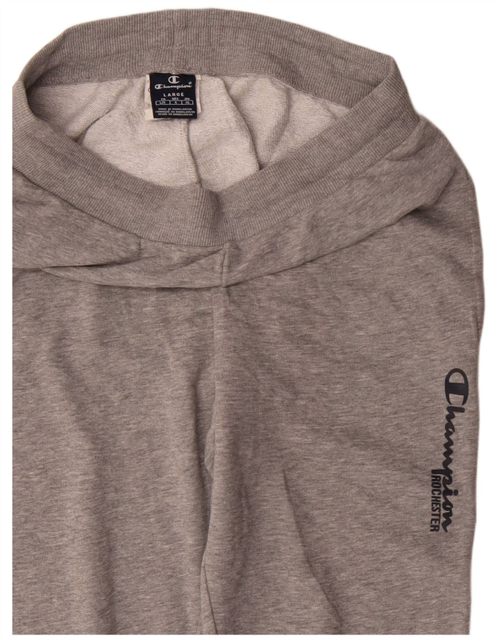 Calça esportiva masculina Champion Rochester Graphic Joggers cinza grande
