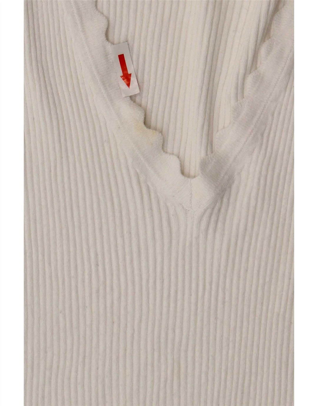 Camiseta feminina Marks & Spencer UK 14 grande viscose branca