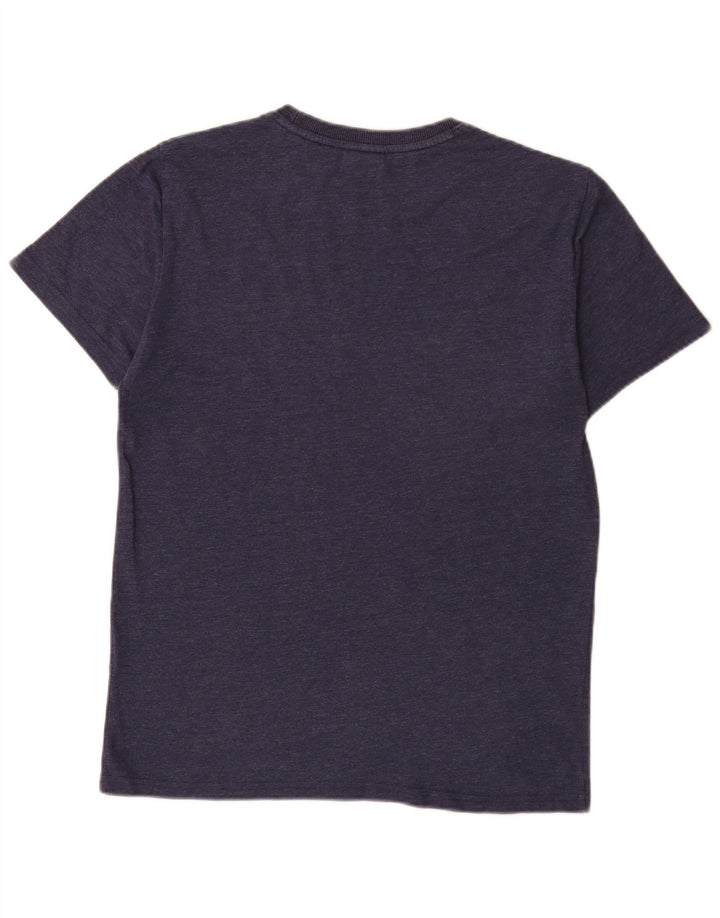 Camiseta gráfica masculina Superdry Top grande azul marinho