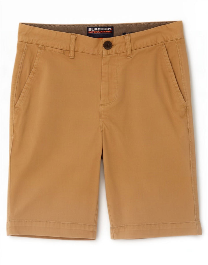 Superdry Mens Chino Shorts Médio W32 Algodão Bege