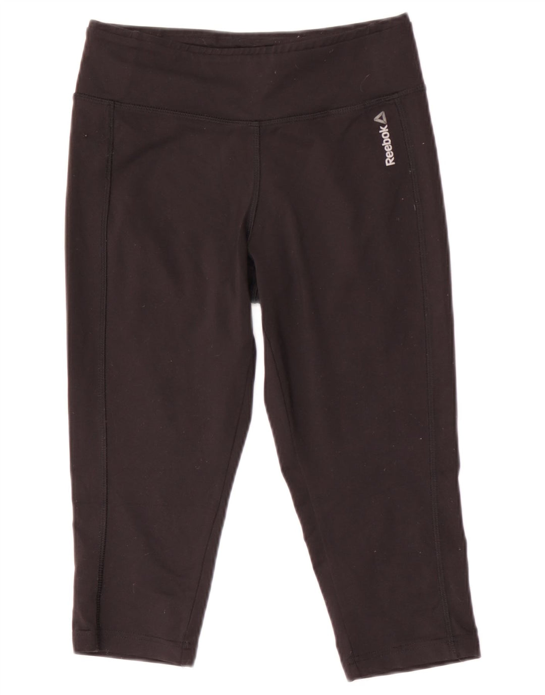 Leggings capri femininos REEBOK UK 8/10 poliéster preto pequeno