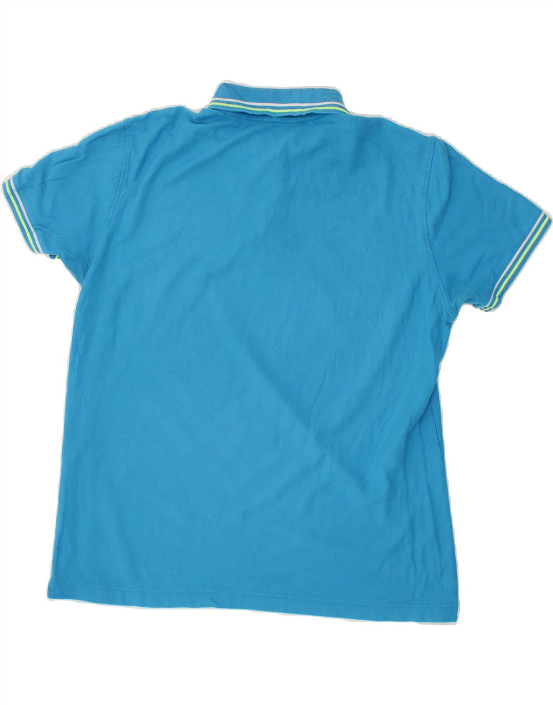 LOTTO Mens Polo Shirt XL Blue Cotton Vintage Lotto and Second-Hand Lotto from Messina Hembry 