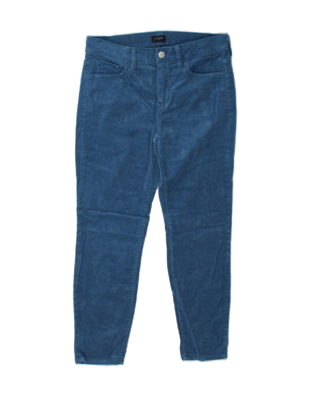 J. CREW Womens Slim Corduroy Trousers W26 L25 Blue Cotton Vintage J. Crew and Second-Hand J. Crew from Messina Hembry 