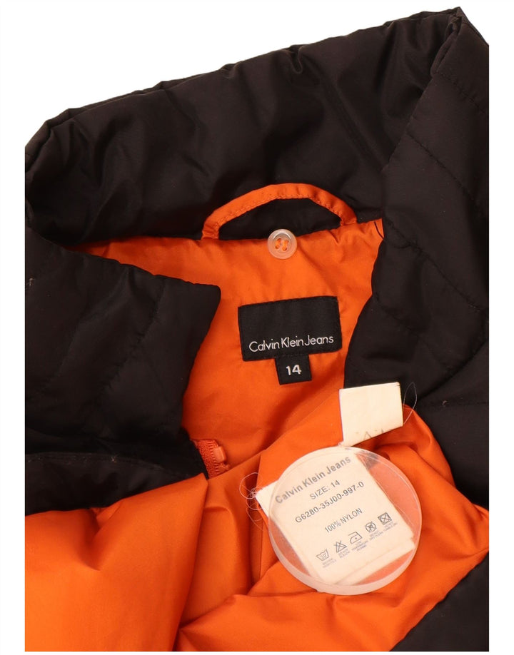 CALVIN KLEIN JEANS Jaqueta acolchoada para meninos 13-14 anos Preto Nylon