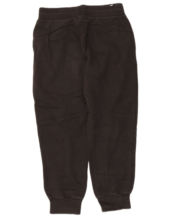 Calça de treino feminina Puma Joggers UK 14 médio preto algodão