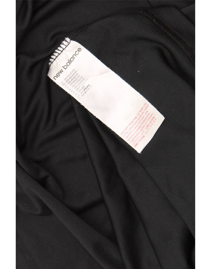 Camiseta gráfica masculina NEW BALANCE poliéster preto médio