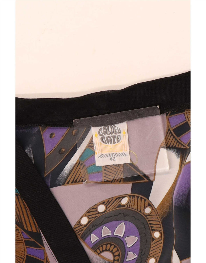 Blusa feminina Golden Gate EU 42 grande geométrica multicolorida