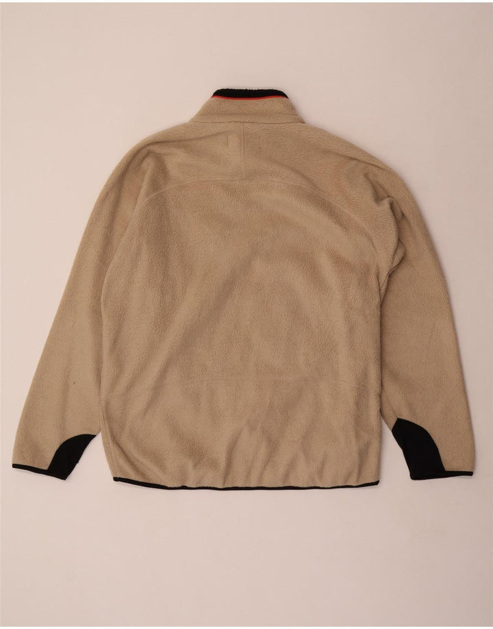 Jaqueta masculina Fila Fleece UK 44 2XL poliéster bege