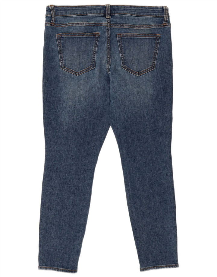 Legging feminina Gap jeans recortada W30 L25 algodão azul