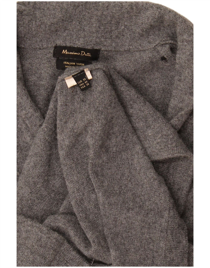 Vestido Jumper Massimo Dutti Feminino UK 6 XS Cinza