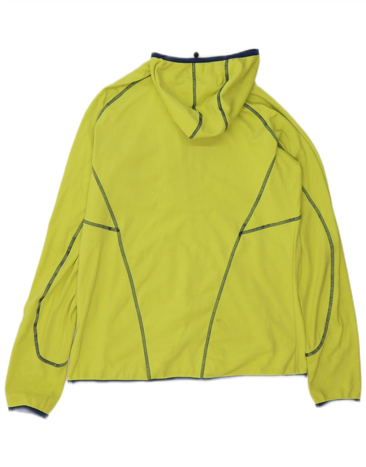 JACK WOLFSKIN Mens Zip Hoodie Sweater Medium Green Polyester