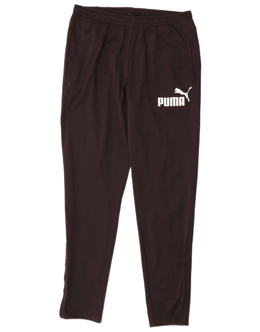 Calça de treino masculina Puma Graphic grande poliéster preto