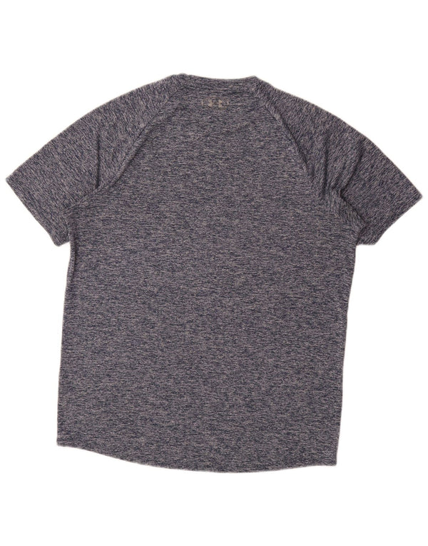 Camiseta masculina Under Armour Top médio azul marinho manchado
