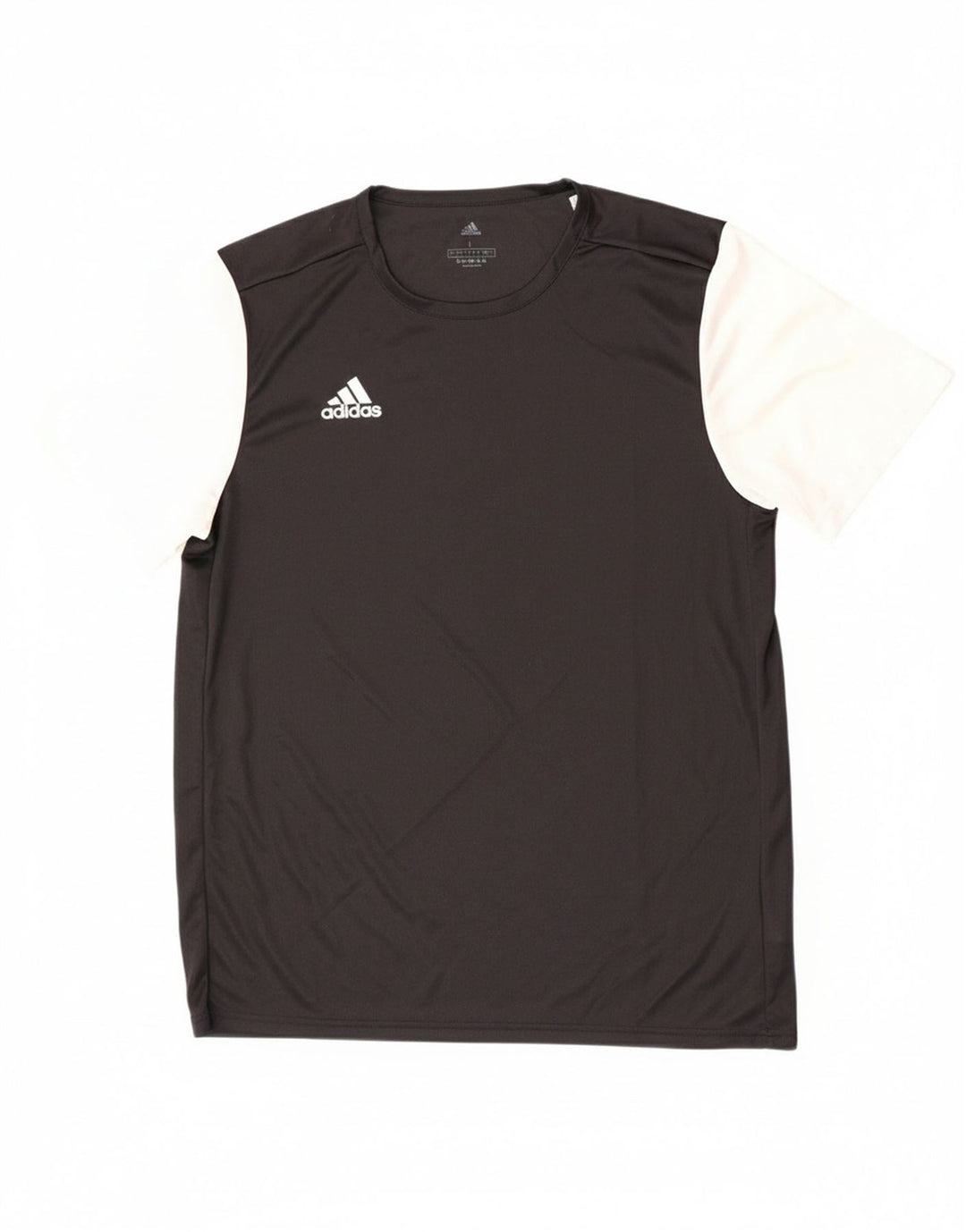 Adidas Mens Aeroready Camiseta Top Grande Preto Colorblock Poliéster