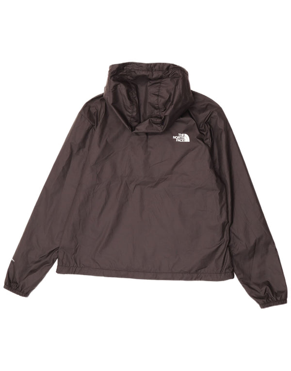 Jaqueta de chuva feminina com capuz The North Face UK 16 grande preta