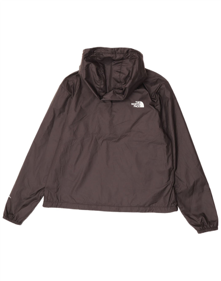 Jaqueta de chuva feminina com capuz The North Face UK 16 grande preta