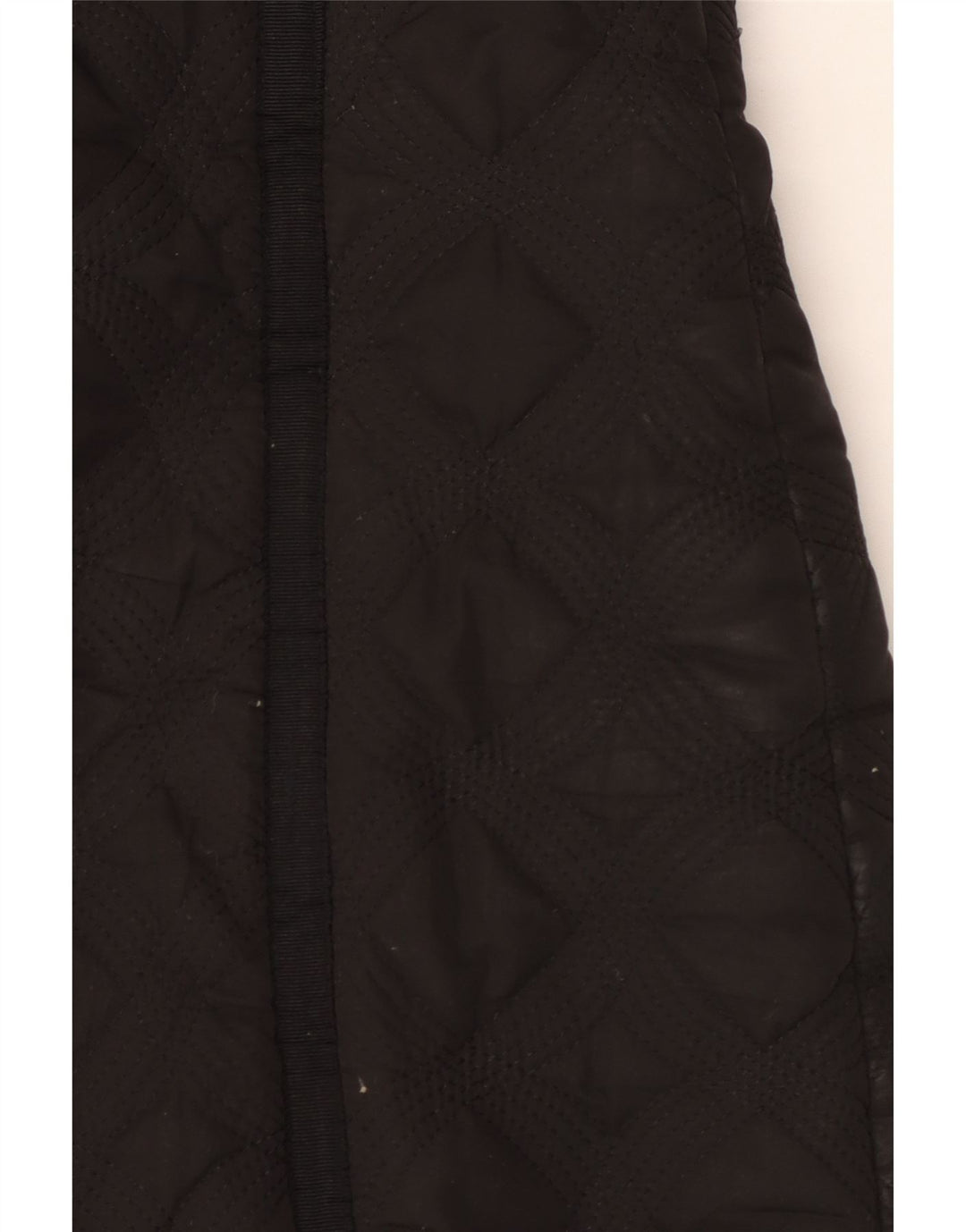 Casaco feminino acolchoado com capuz Desigual EU 44 XL preto poliéster