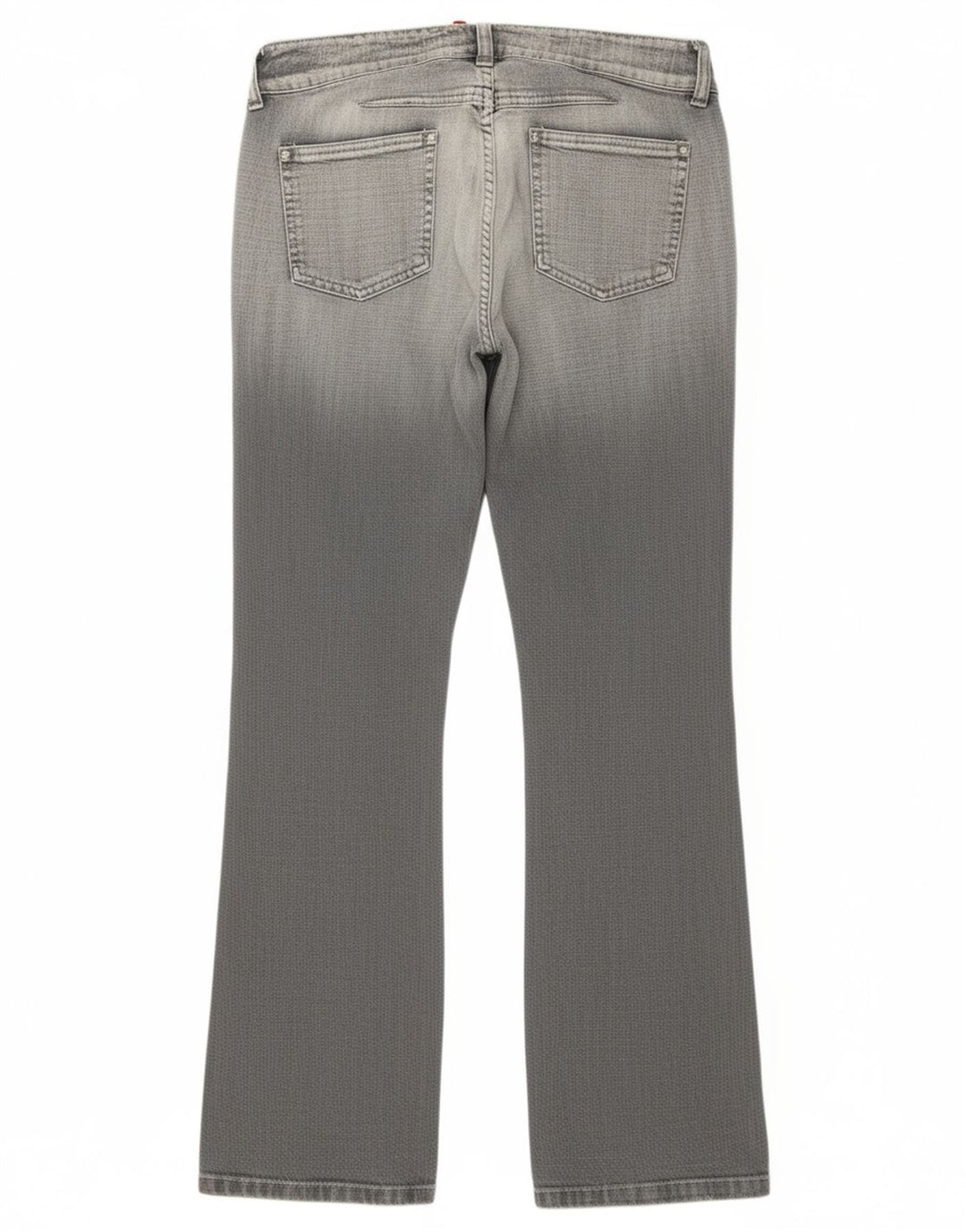 Jeans feminino bootcut FISHBONE W28 L34 algodão cinza