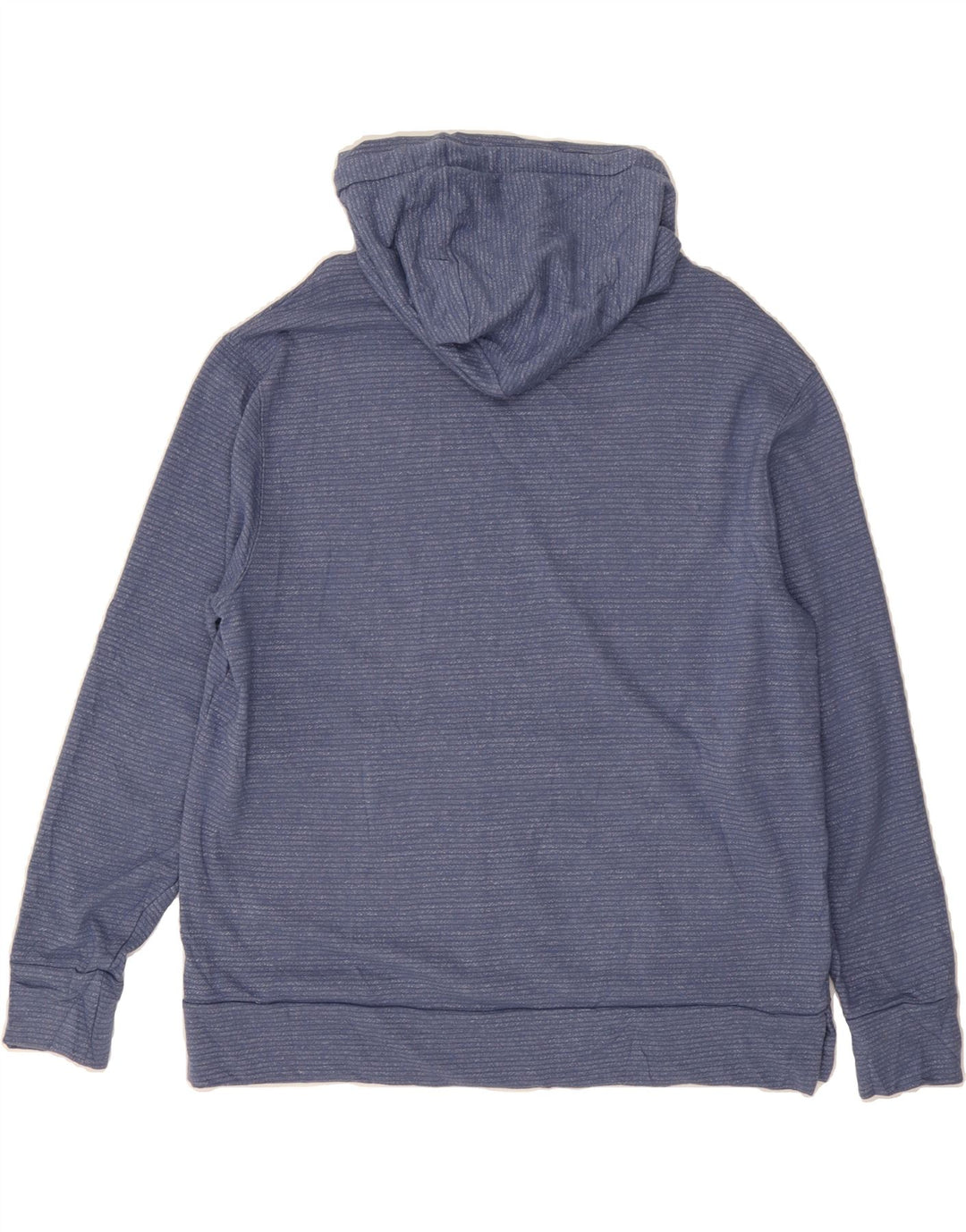 CHAMPION Womens Hoodie Jumper UK 18 XL Blue Striped Cotton Vintage Champion and Second-Hand Champion from Messina Hembry 