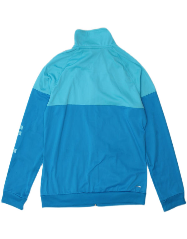 Adidas Womens Climalite Tracksuit Top Jacket UK 12/14 Médio Azul
