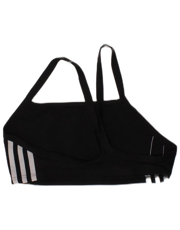 Sutiã esportivo feminino Adidas Top médio preto poliamida esportivo
