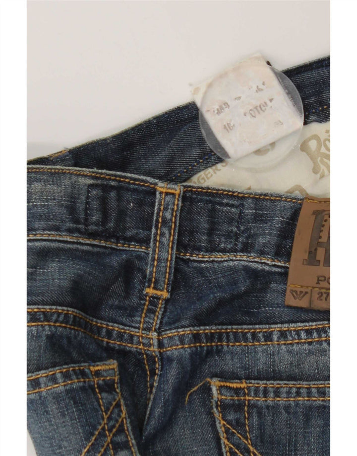 Calça jeans feminina Roy Rogers W27 L32 azul algodão