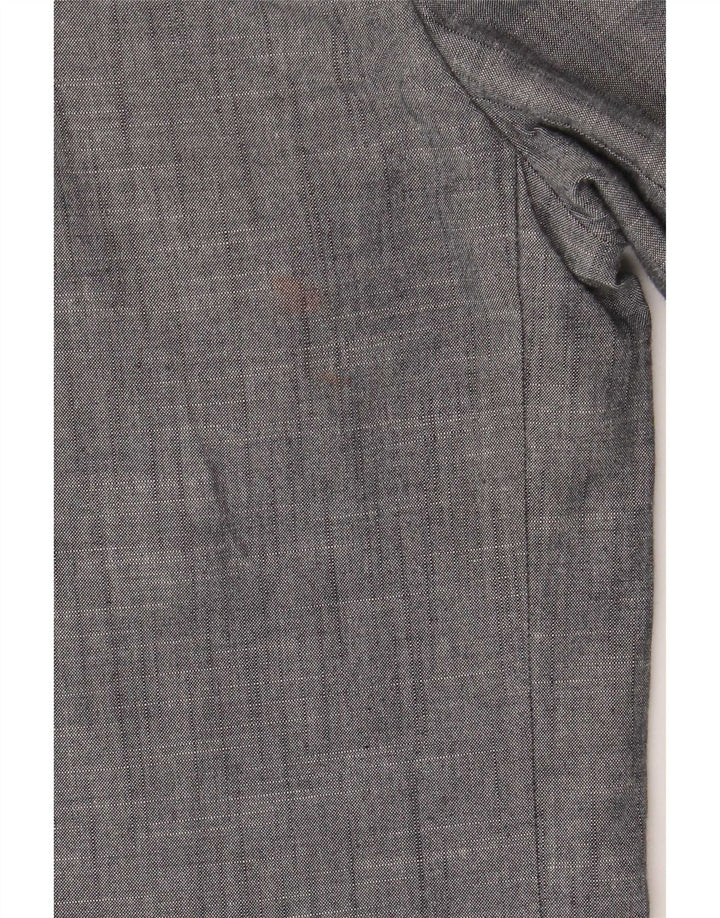 Jaqueta Blazer Feminina Gap com 2 Botões Reino Unido 18 XL Azul Algodão