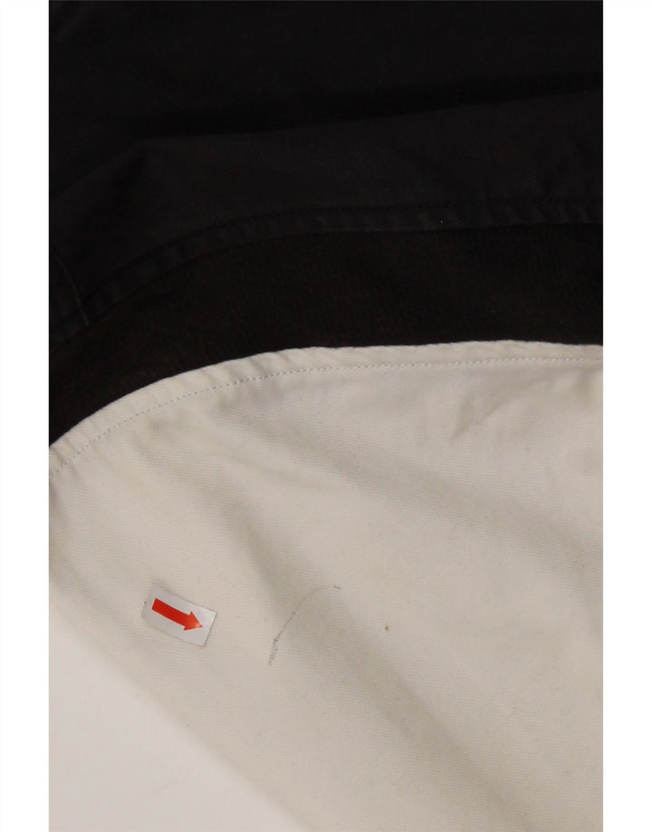 Adidas Mens Graphic Varsity Jacket UK 38 Médio Preto Colourblock Algodão