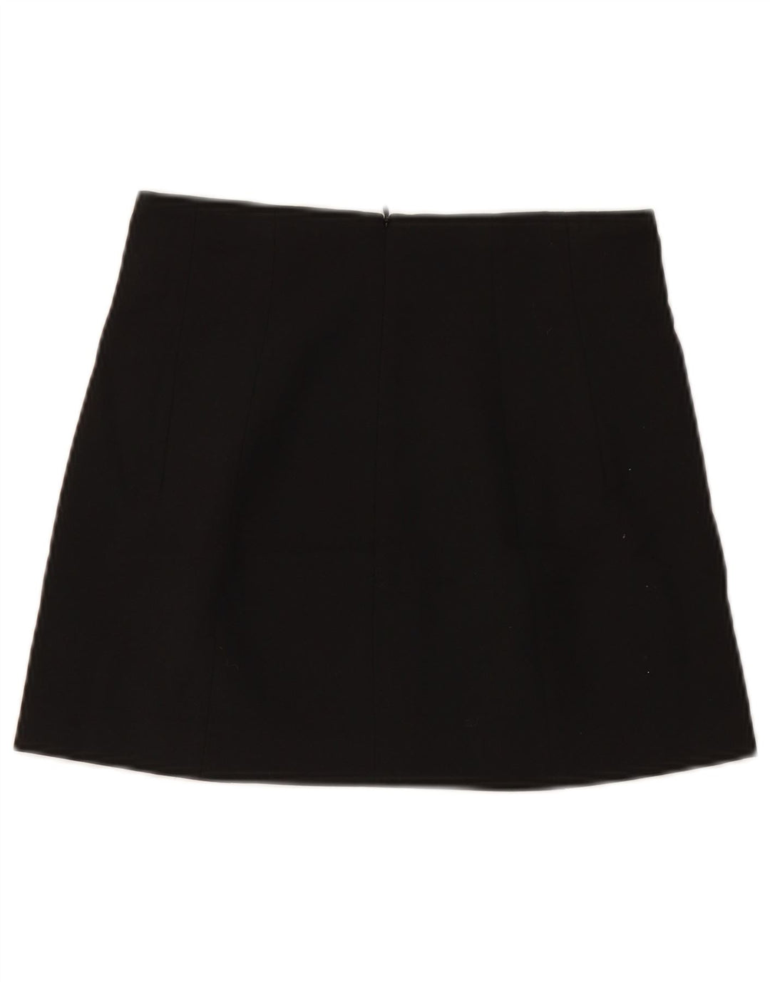 Minissaia feminina ZARA pequena W26 poliéster preto