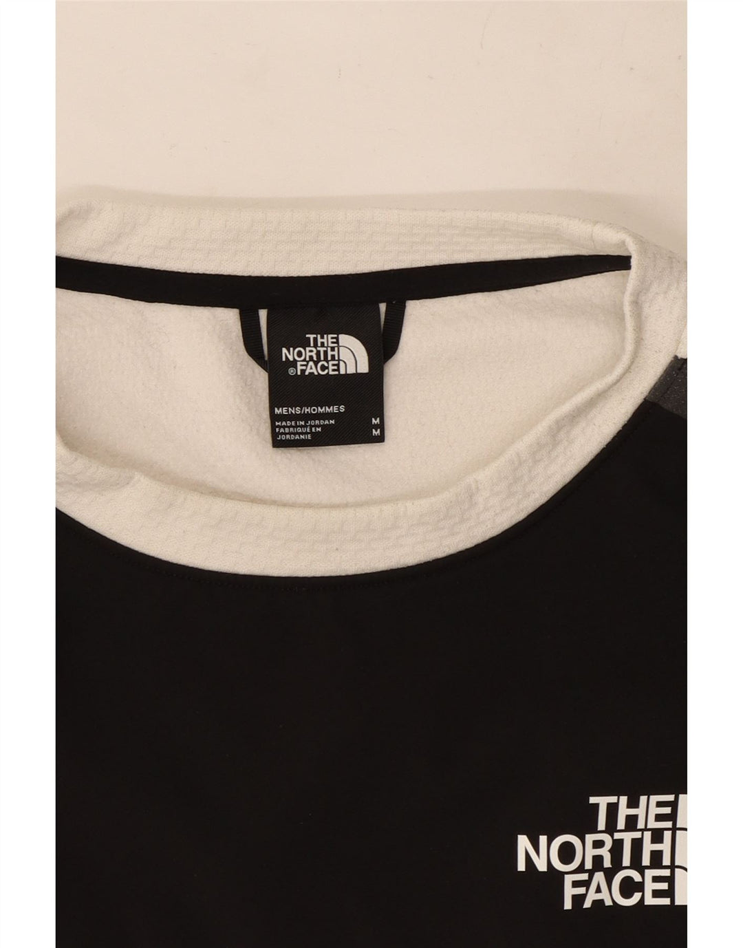 Tommy Hilfiger moletom gráfico masculino jumper médio branco colorblock