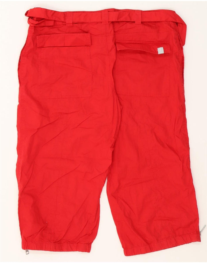 NIKE Womens Bermuda Shorts UK 18 XL W36 Red Cotton Vintage Nike and Second-Hand Nike from Messina Hembry 