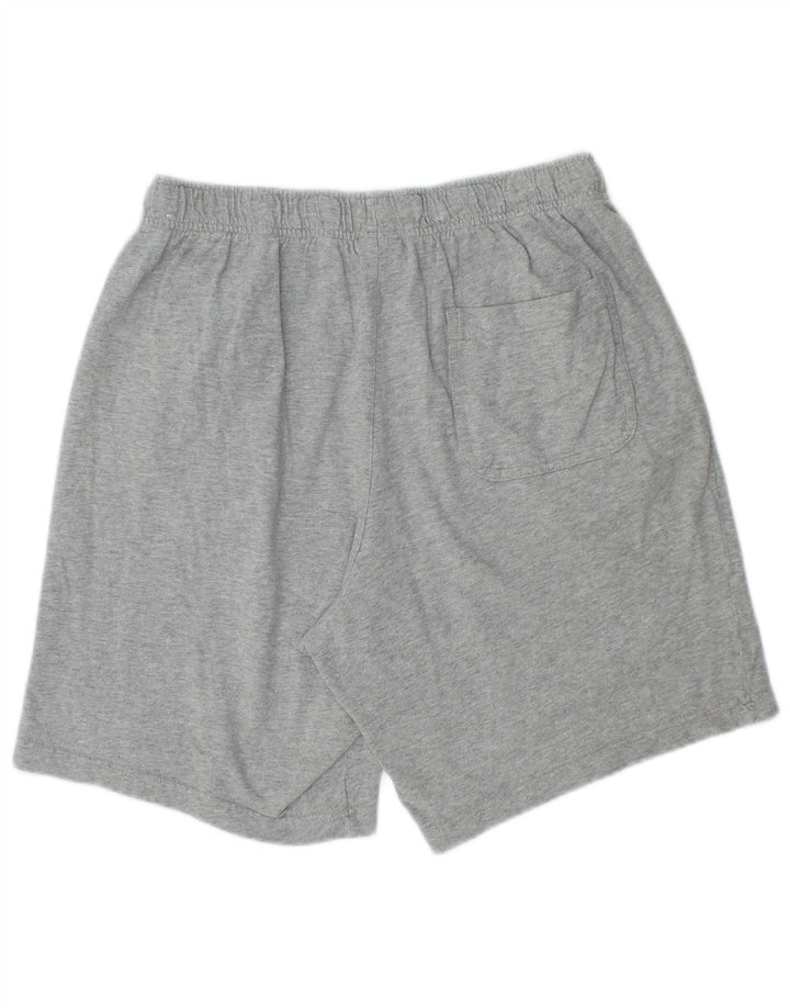 Shorts esportivos masculinos NIKE médio cinza algodão