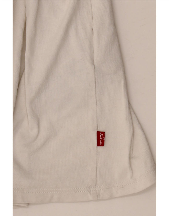 Camiseta feminina gráfica LEVI'S UK 20 2XL branca