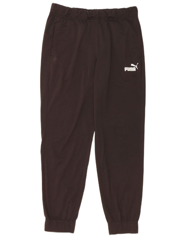 Calça de treino masculina Puma Joggers médio preto poliéster