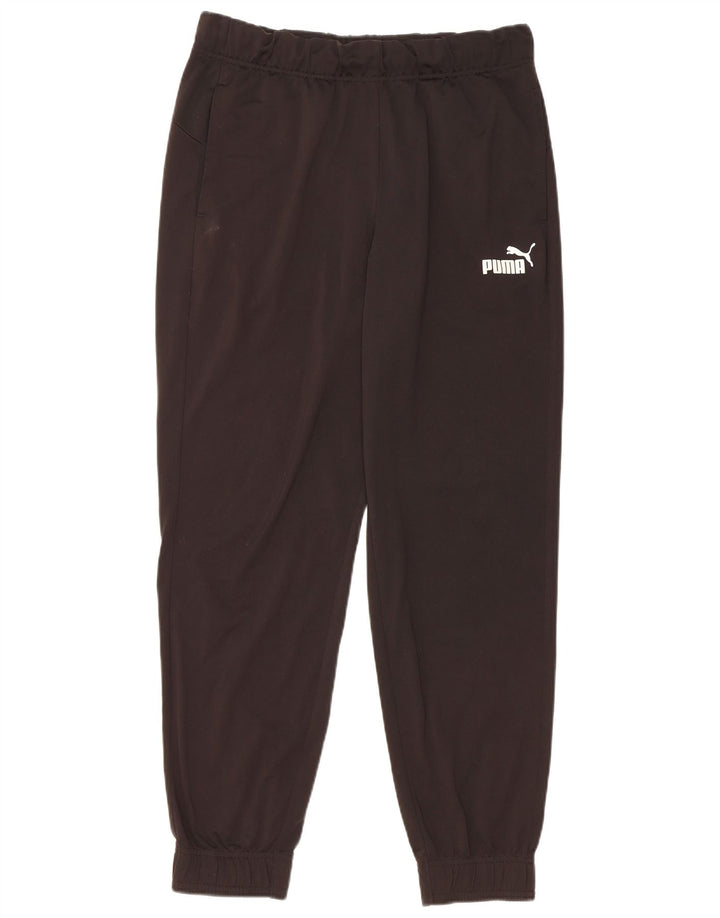 Calça de treino masculina Puma Joggers médio preto poliéster