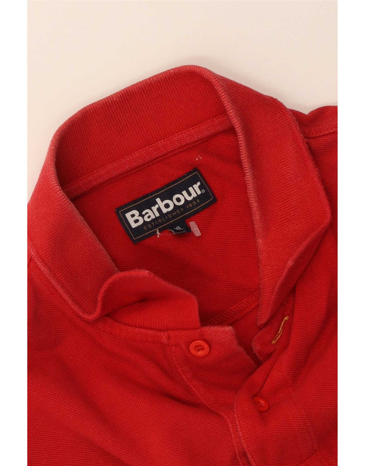 Camisa polo masculina Barbour XL vermelha