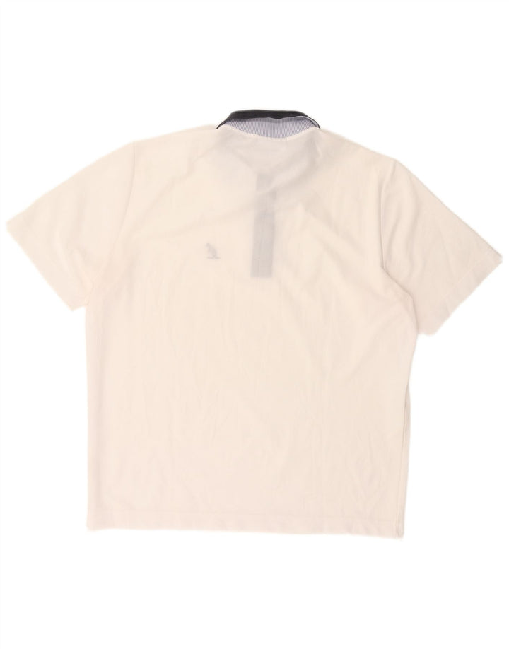 Camisa polo masculina AUSTRALIAN L'ALPINA IT 50 poliéster branco médio