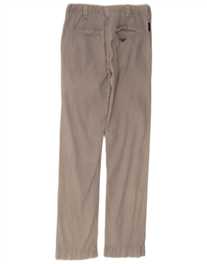Calça Chino Reta Masculina Armani EU 46 Pequeno W30 L32 Cinza