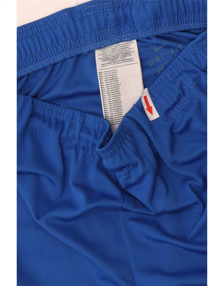 Nike Mens Dri Fit Sport Shorts Médio Azul Poliéster