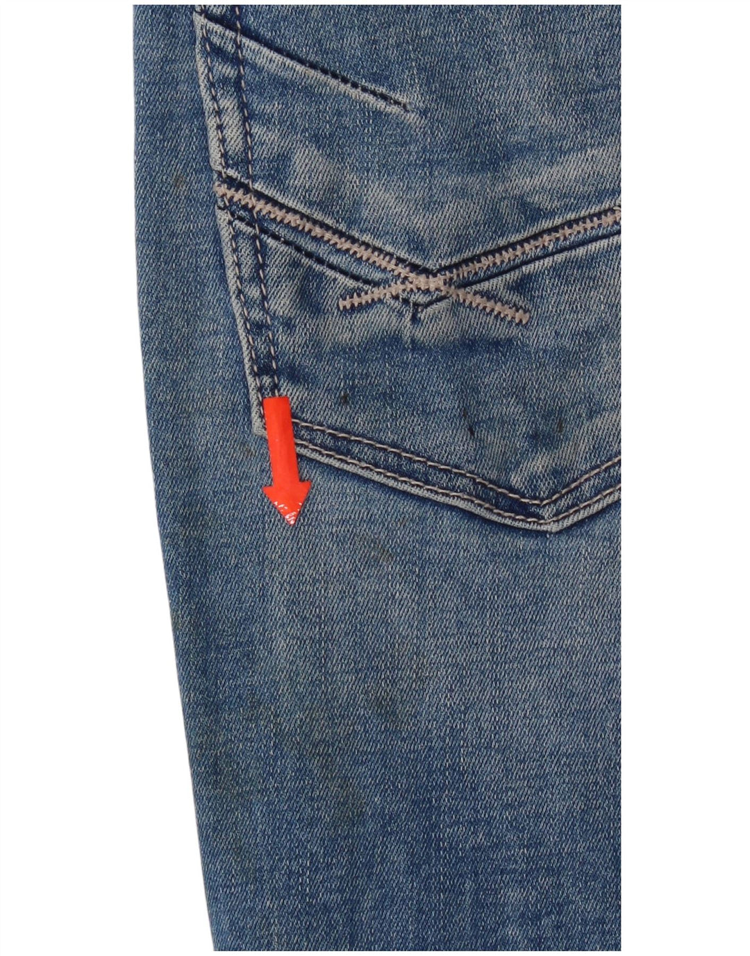BKE feminino Parker Bootcut jeans W28 L31 algodão azul