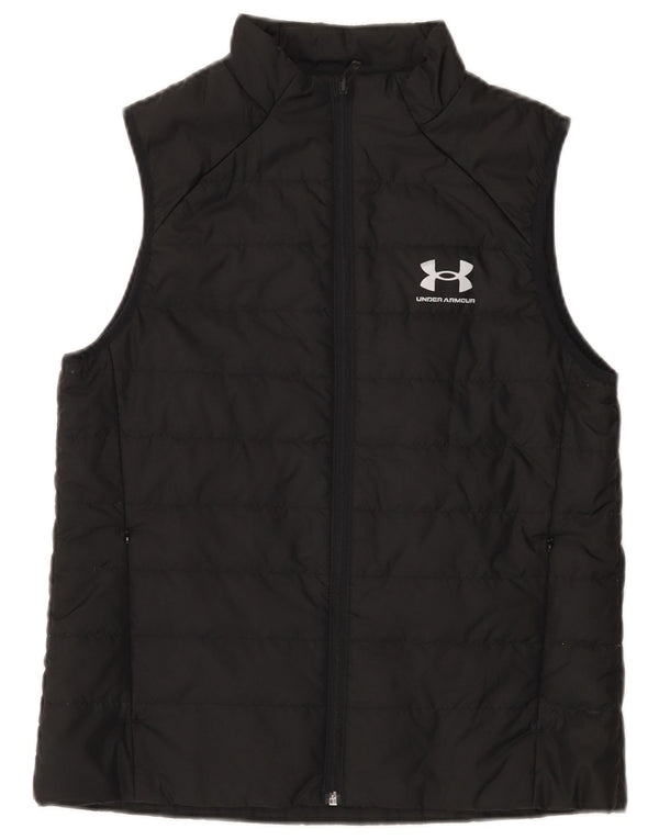 Colete acolchoado feminino Under Armour UK 14 poliéster preto médio